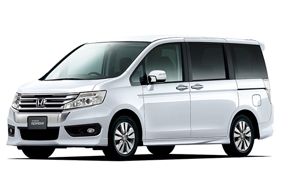 運転免許証取得2年以上　8人乗り　ホンダ　ステップワゴン　(ETC /バックカメラ付き)　チャイルドシート１台無料