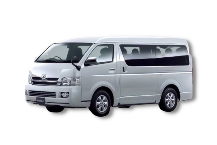 【免責込み 】10名乗り ハイエース ※直前割り２０%OFF / 当日割り５０%OFF※