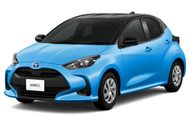 【免責込み】 5名乗り 2年以内新車 ヤリス (チャイルドシート1台無料・バックカメラ・カーナビ付)