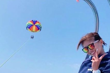 Aプラン 水納島日帰り海水浴 体験ダイビングorパラセーリング ボートシュノーケリング おトク