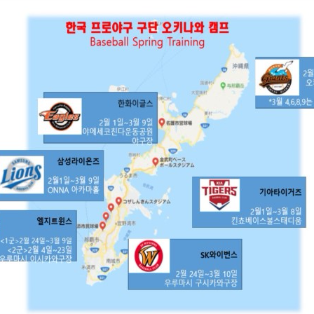 프로야구 스프링캠프 In Okinawa
