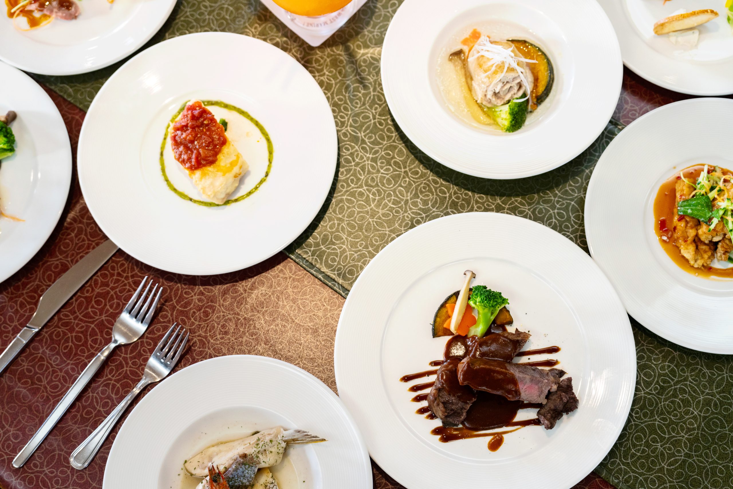 오키나와 선셋 크루즈 코스메뉴