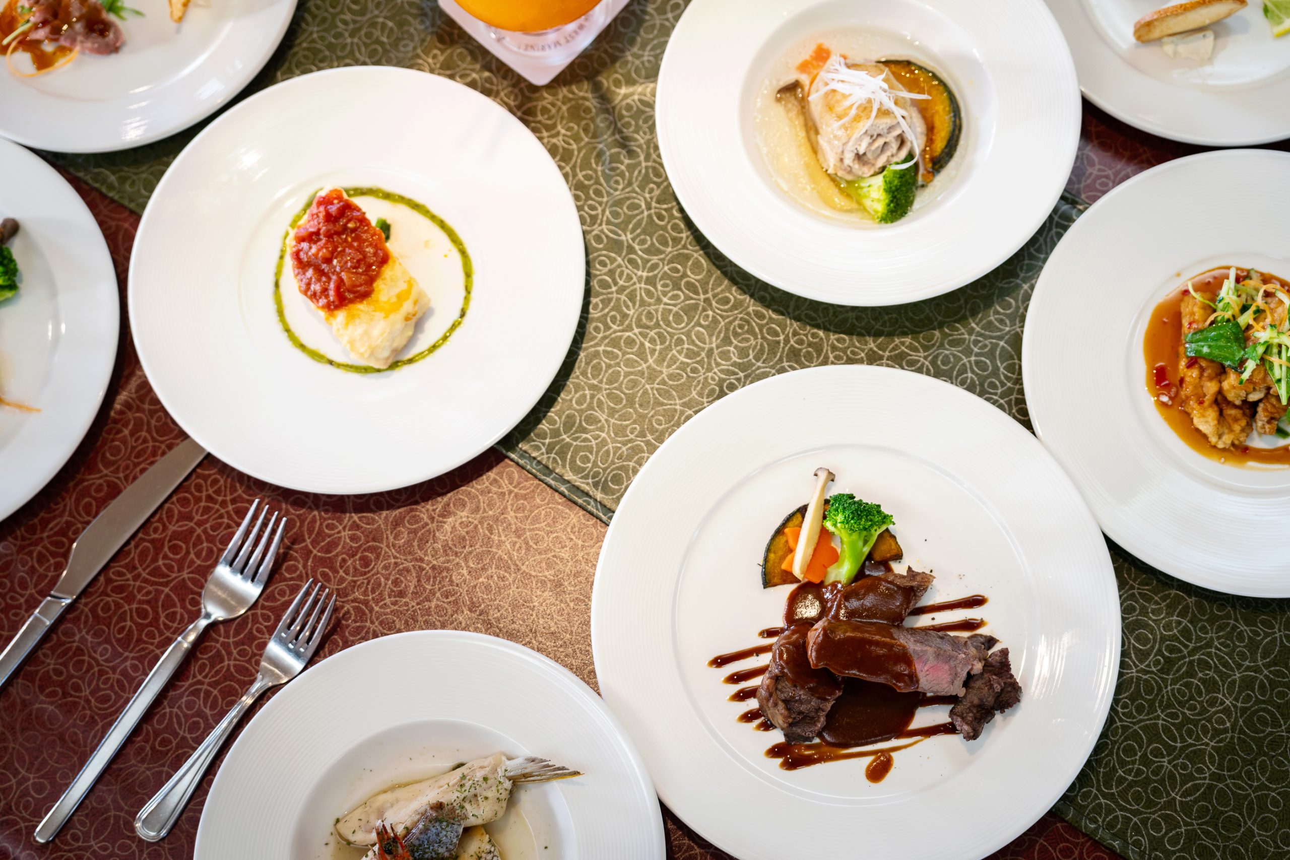 오키나와 선셋 크루즈 코스메뉴