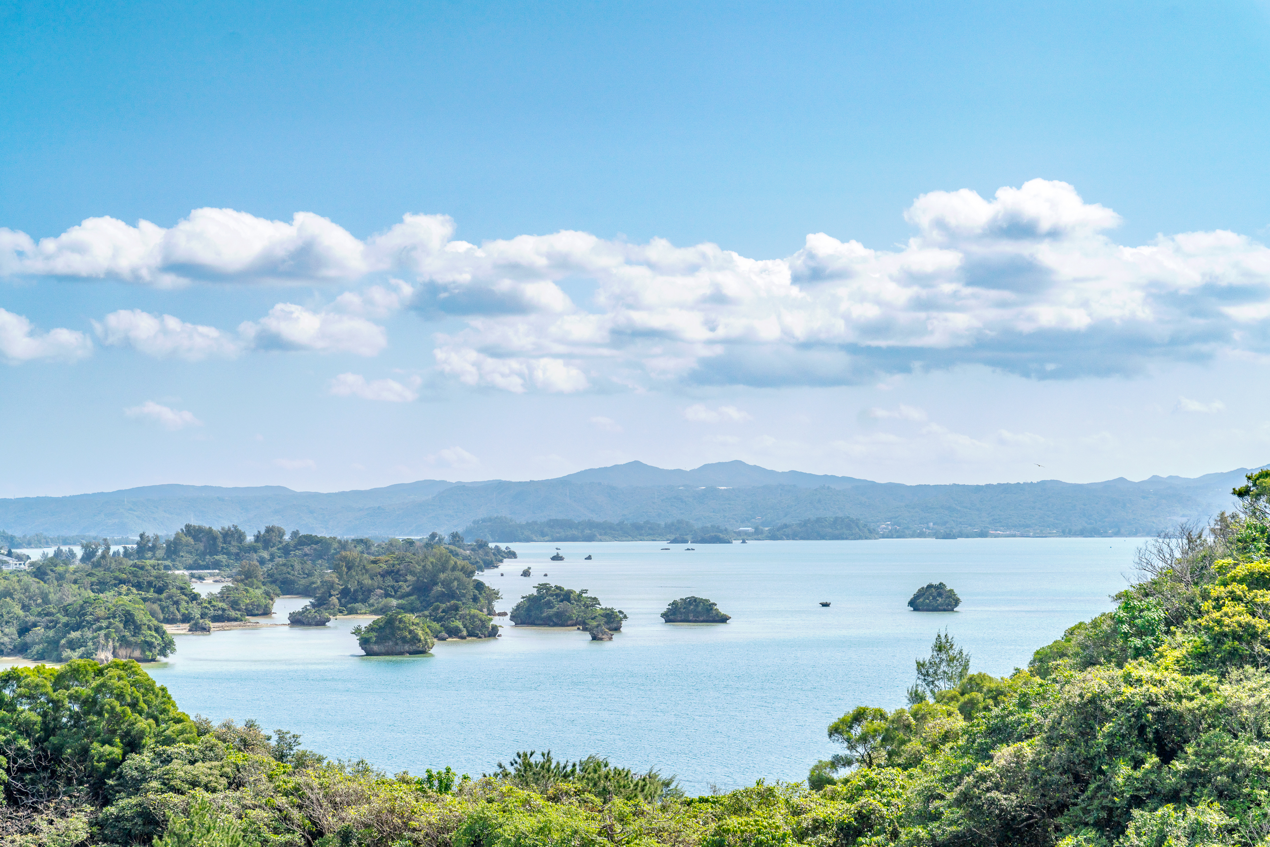 오키나와 맛집인 CASASOL 벤치에서 바라본 모습