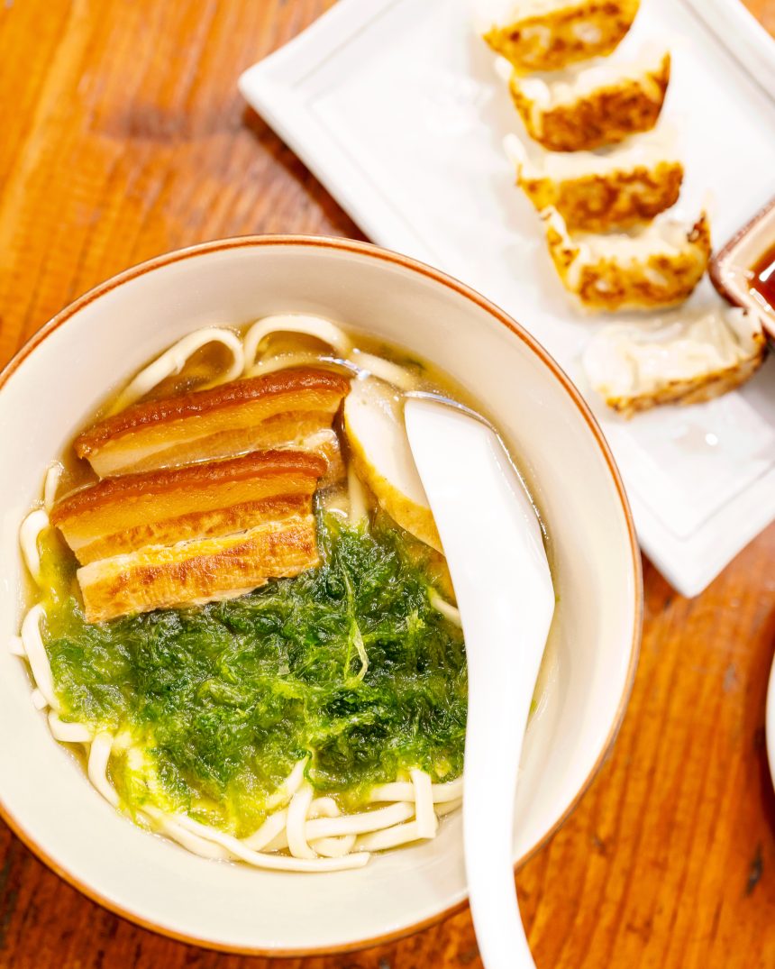 오키나와 소바와 교자이다