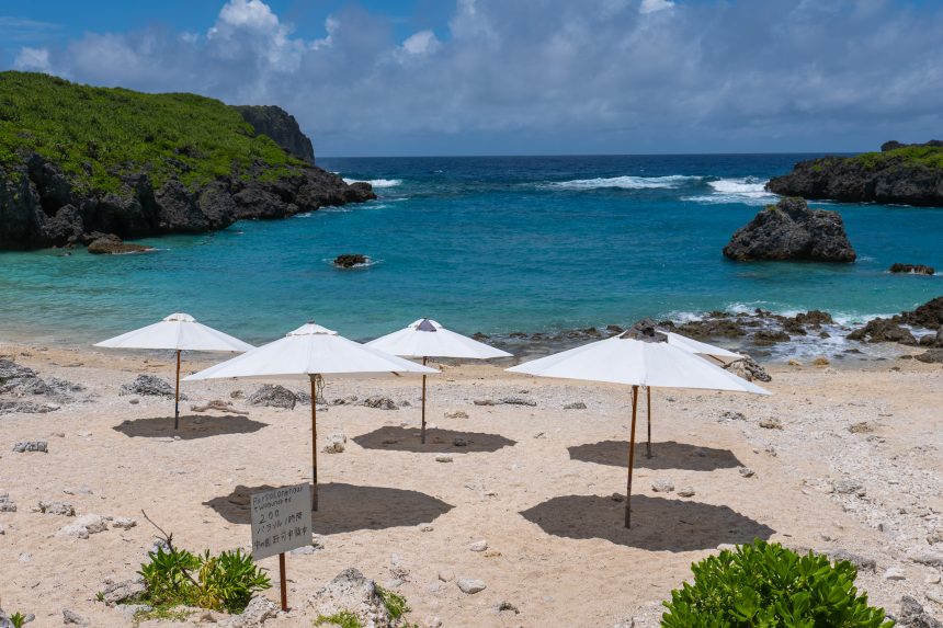 천연 스족관 나카노시마 비치