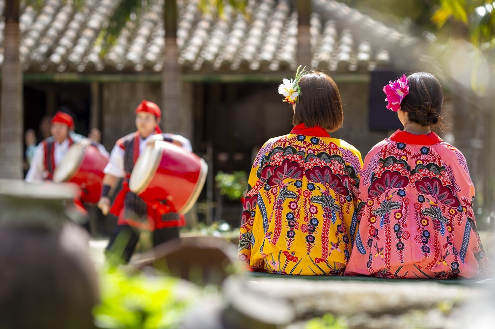 류큐무라 에이사 공연