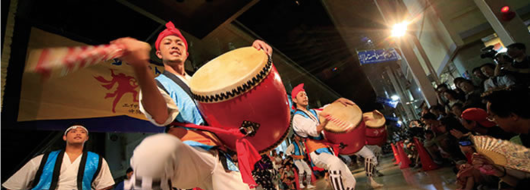 오키나와 전도 에이사 축제