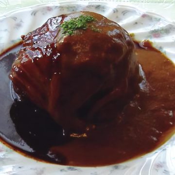 그릴 마루요시 — 천왕사 비아 아베노 워크 노포 양식당, 롤캐비지·비프스튜 명물