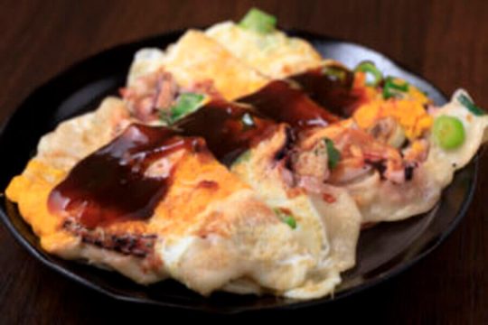 이카야키 야마겐 — 교바시 신쿄바시 상점가 이카야키 전문점, 오사카 소울푸드