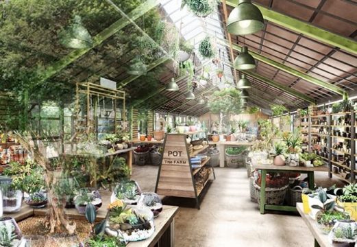 the Farm UNIVERSAL 가든 센터 풍경
