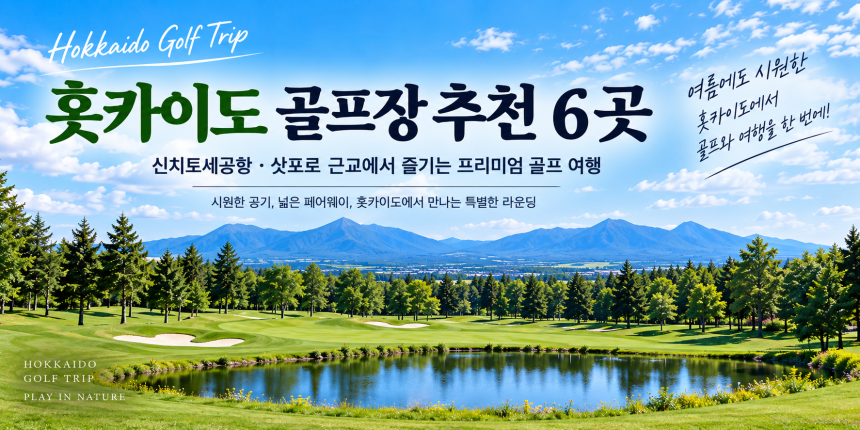 홋카이도 골프장 추천 6곳 신치토세공항·삿포로 이동거리 총정리